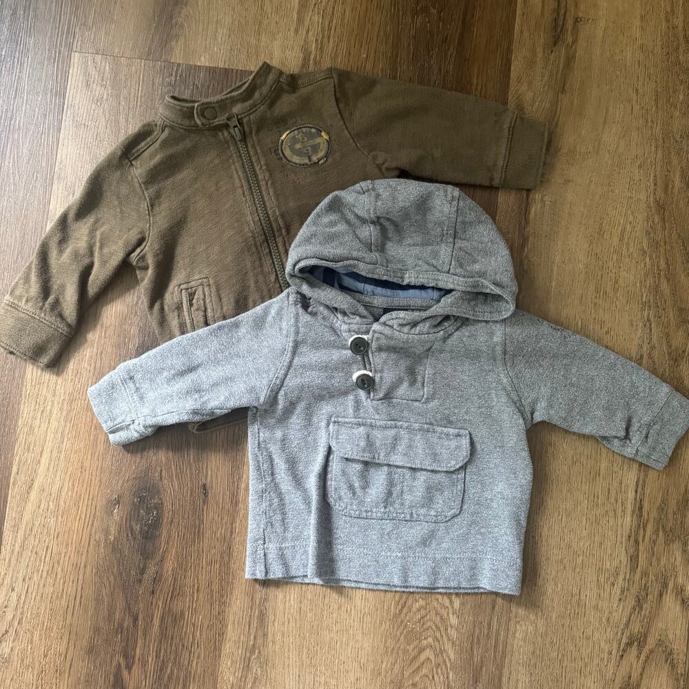 Bundle of Baby Boy Fall-Wear, Jacket and Pullover, 2 Pieces
